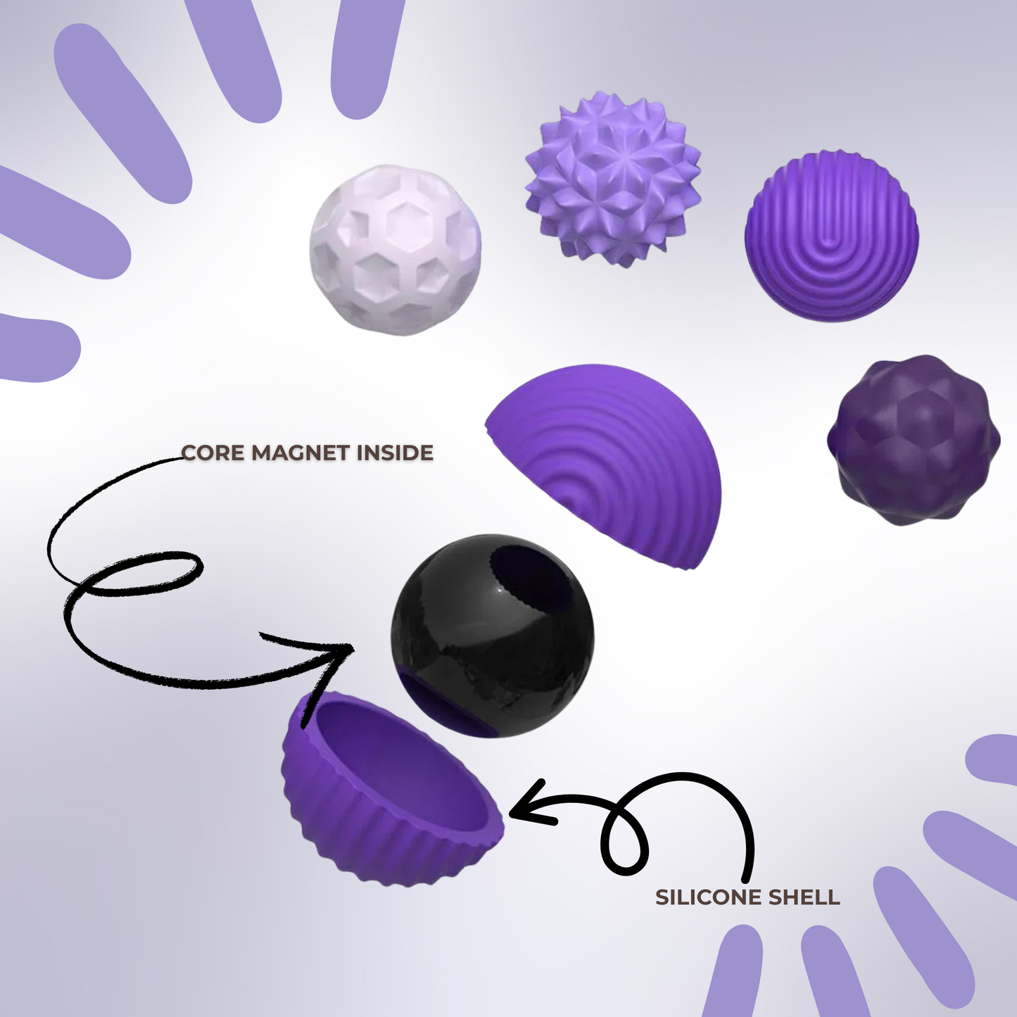 RelaxRings Magnetic Sensory Toy